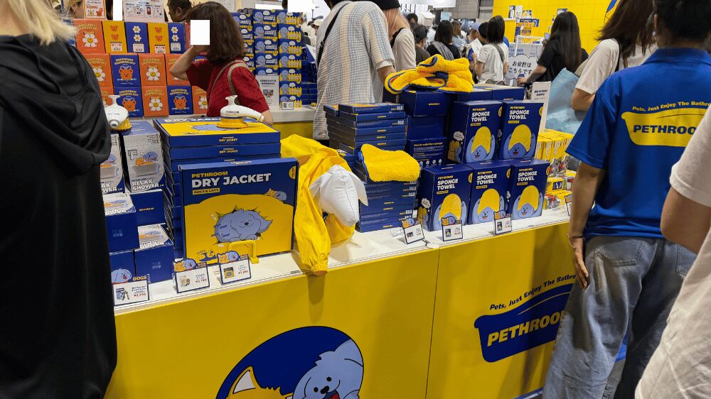 PETHROOMのブース
